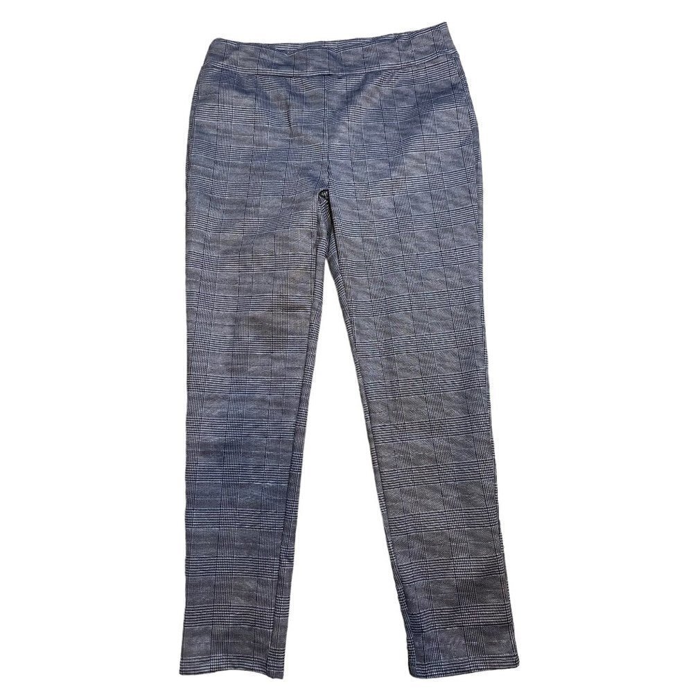 SweatyRocks Black White & Grey Plaid Pants Size XL - Picture 4 of 9